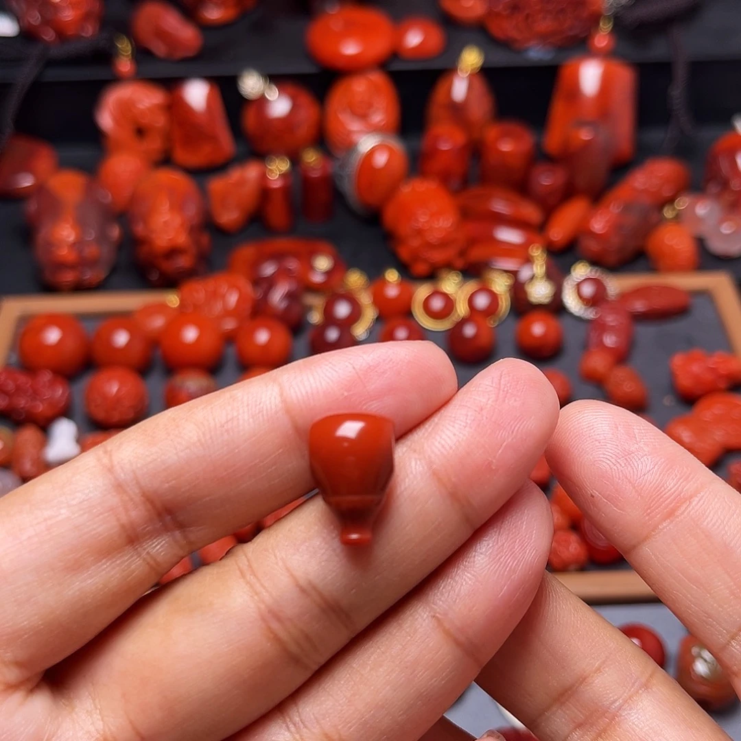 平***人南红玛瑙未镶嵌配饰10