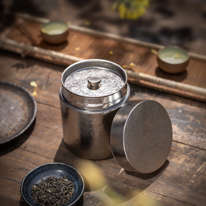 成事好物冯唐出品一罐纯钛食品收纳罐双重密封茶叶咖啡药材单罐