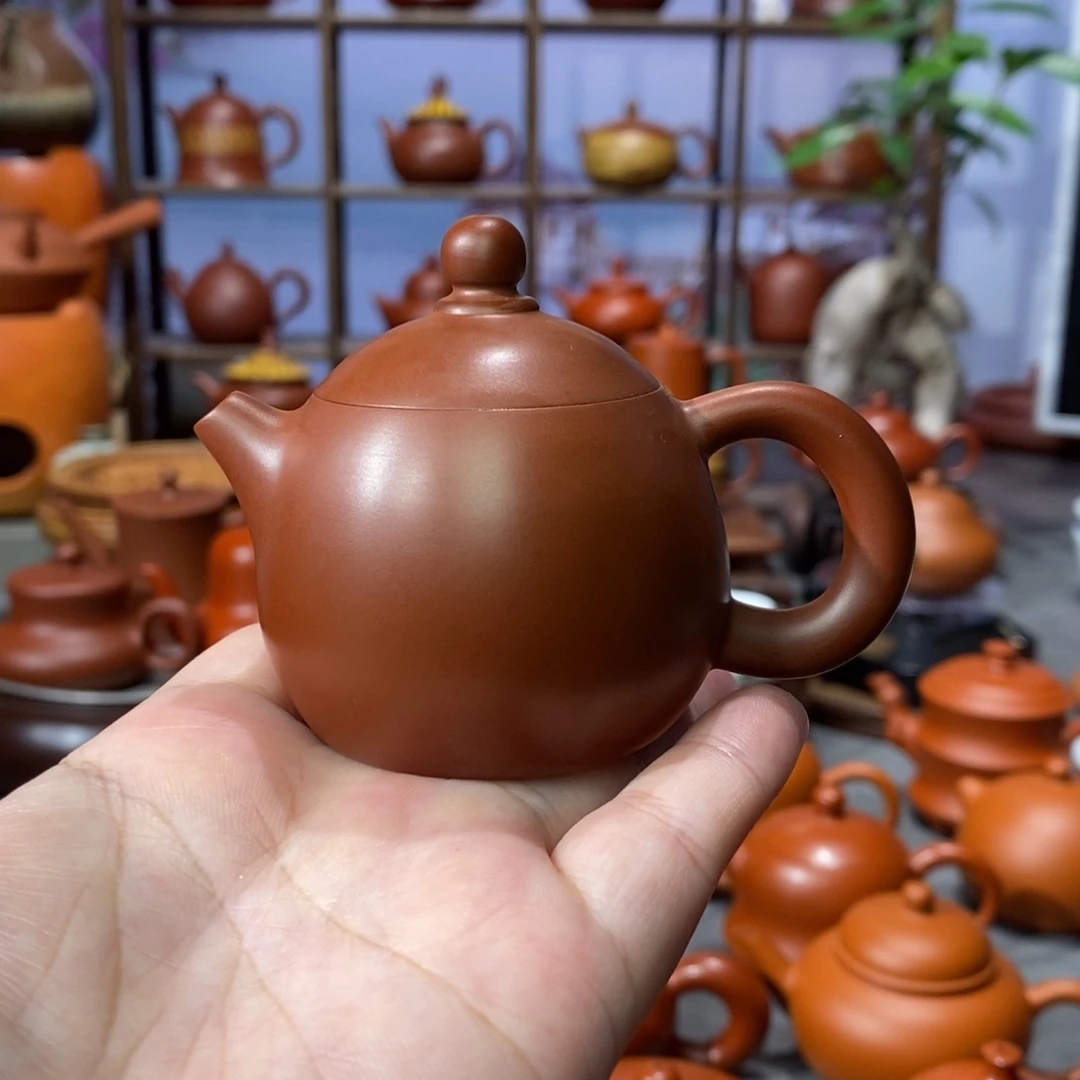 茶壶朱泥章淑煌朱泥小龙蛋70cc