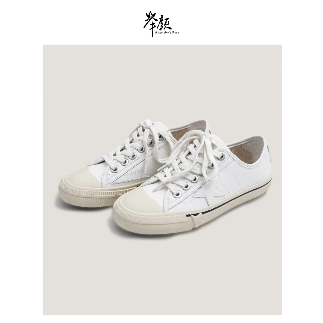 HUI-【素履】60222 真皮头层皮面高货小白鞋