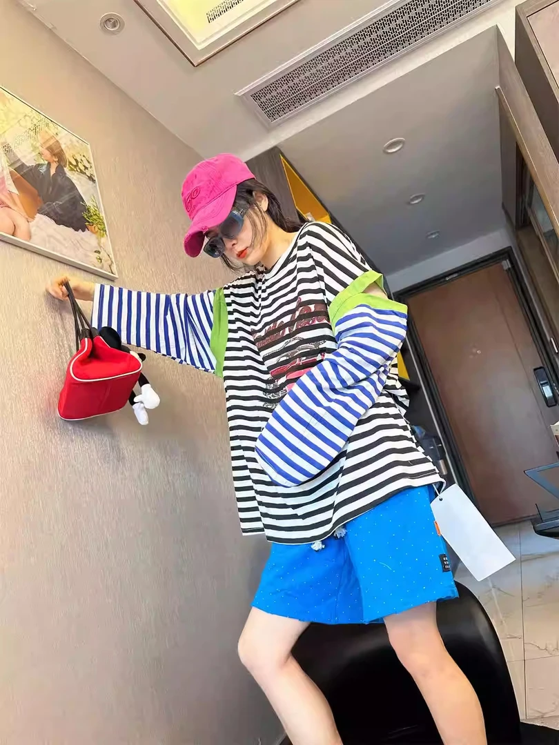 19直播夏季宽松休闲百搭大码上衣女气质洋气胖mm200斤可穿T恤女