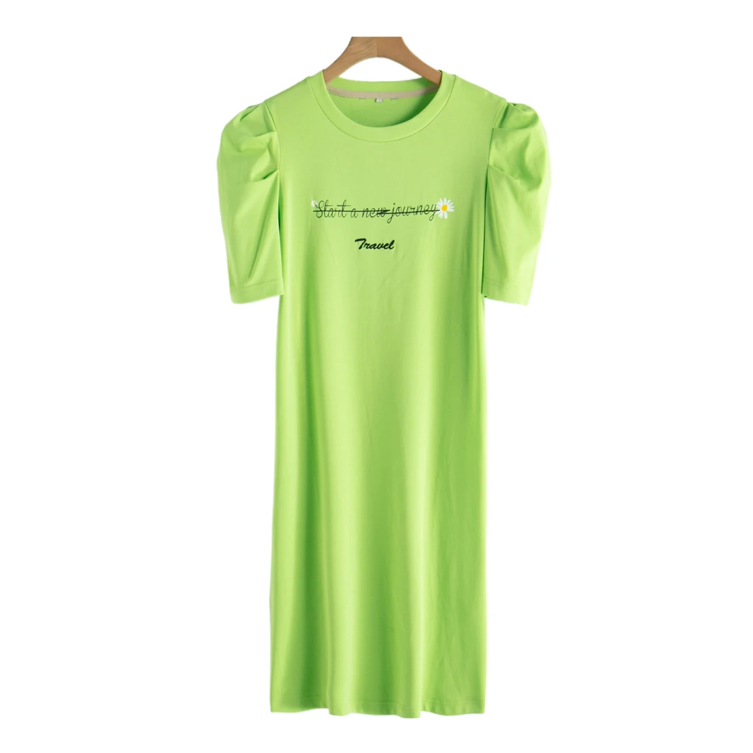 飘系列 A9-4-1-1-PL6008连衣裙宽松T恤休闲上衣