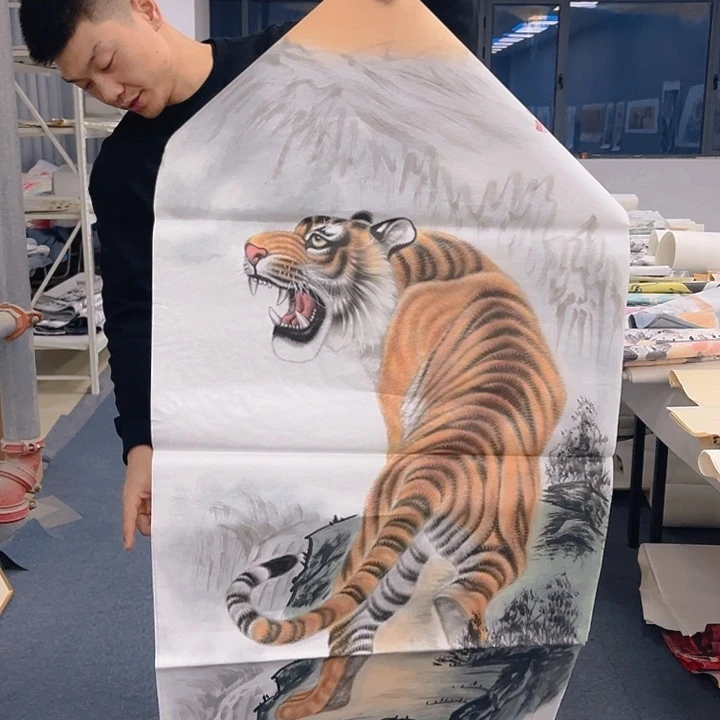 国画纯手绘字画宣纸