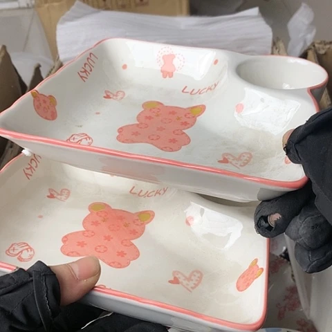 盘陶瓷制品满25拼单发货默认微瑕