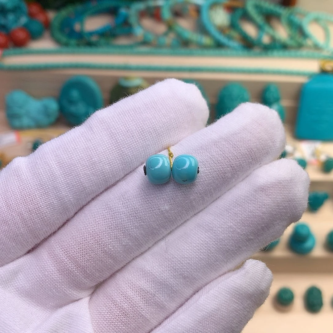 绿松石珠宝半成品未镶嵌