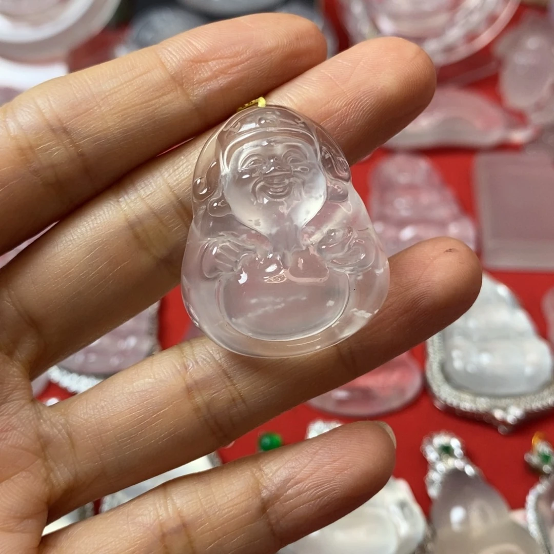 *****吊坠(赠链)银S925镶嵌石英质玉