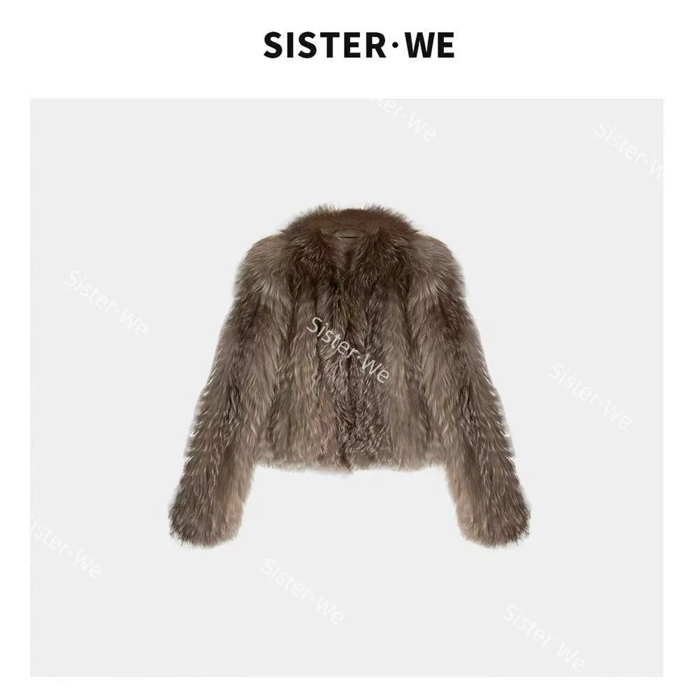 【no退no换】薇姐【兮界】Sister·We轻奢风狐狸毛皮草外套  7337-1
