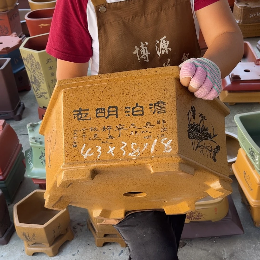 紫砂花盆盆景艺术