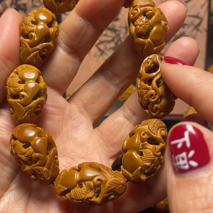 橄榄核手串/手链面*东葫芦手串