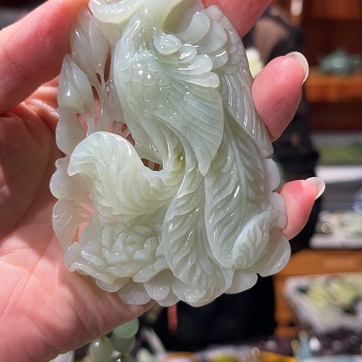 未镶嵌岫玉毛衣链