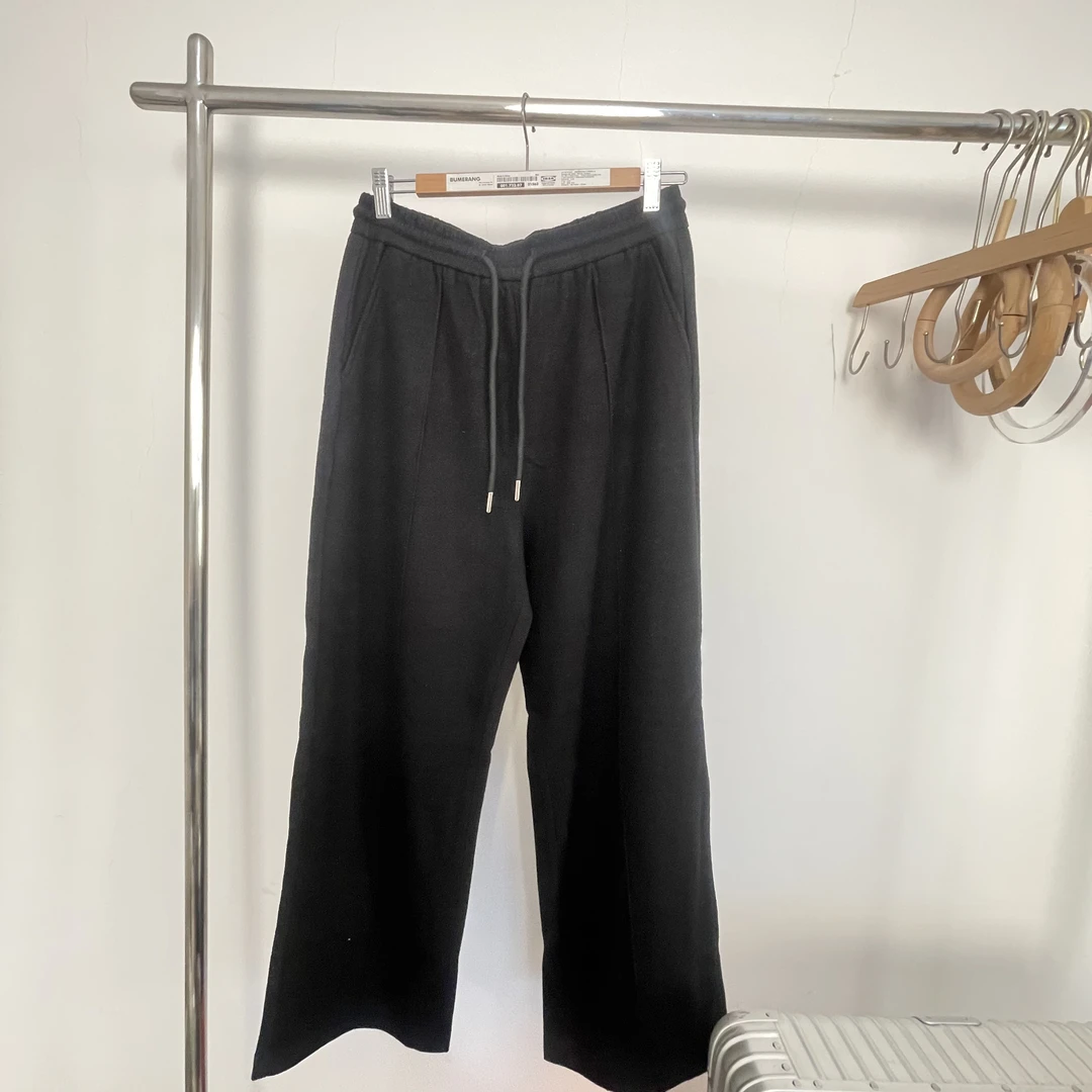 姚家.Bonnie｜“特价浮力百搭时尚”（不退换）羊毛休闲长腿裤