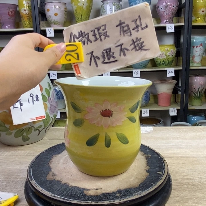 景德镇高温陶瓷花盆