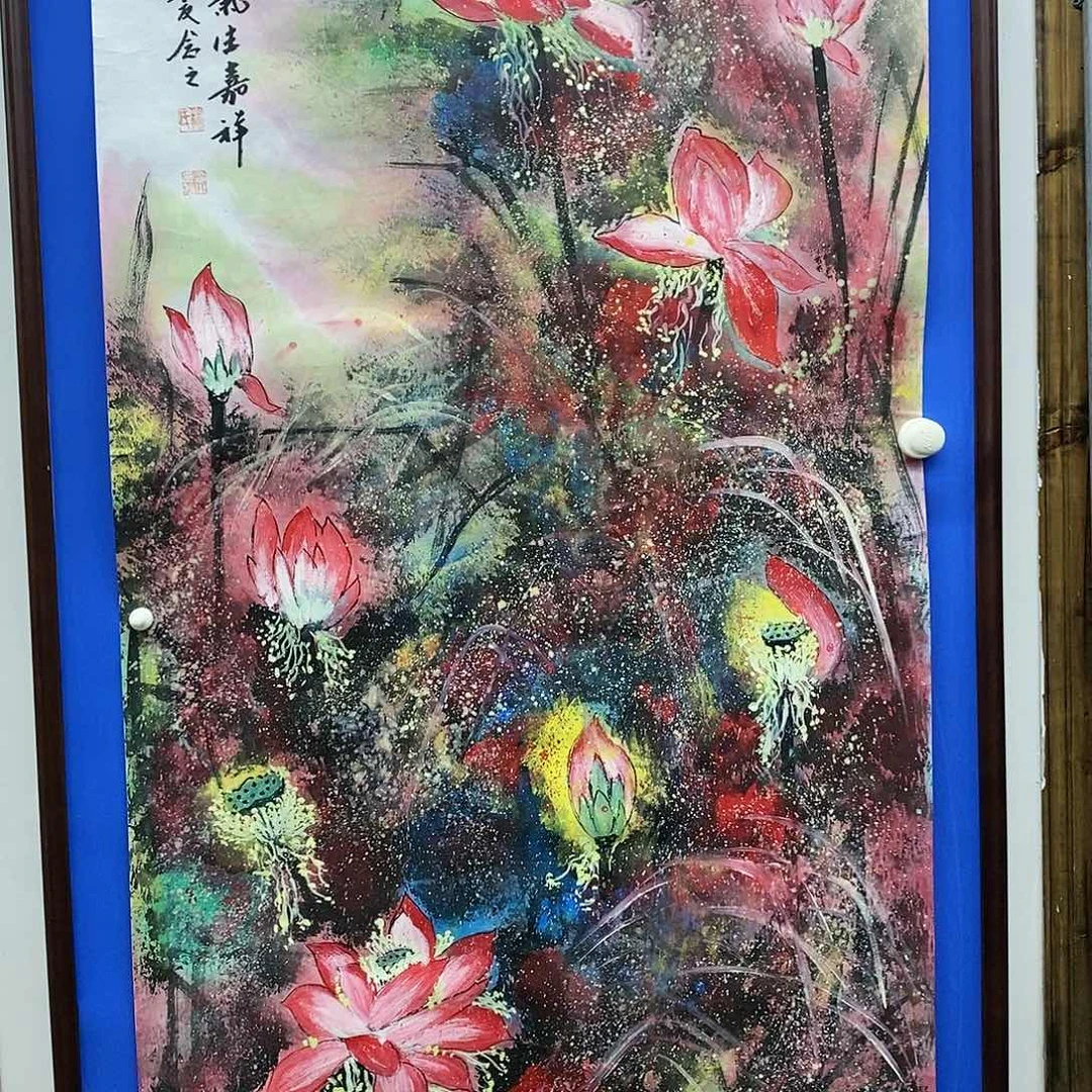 国画国画手绘书法作品