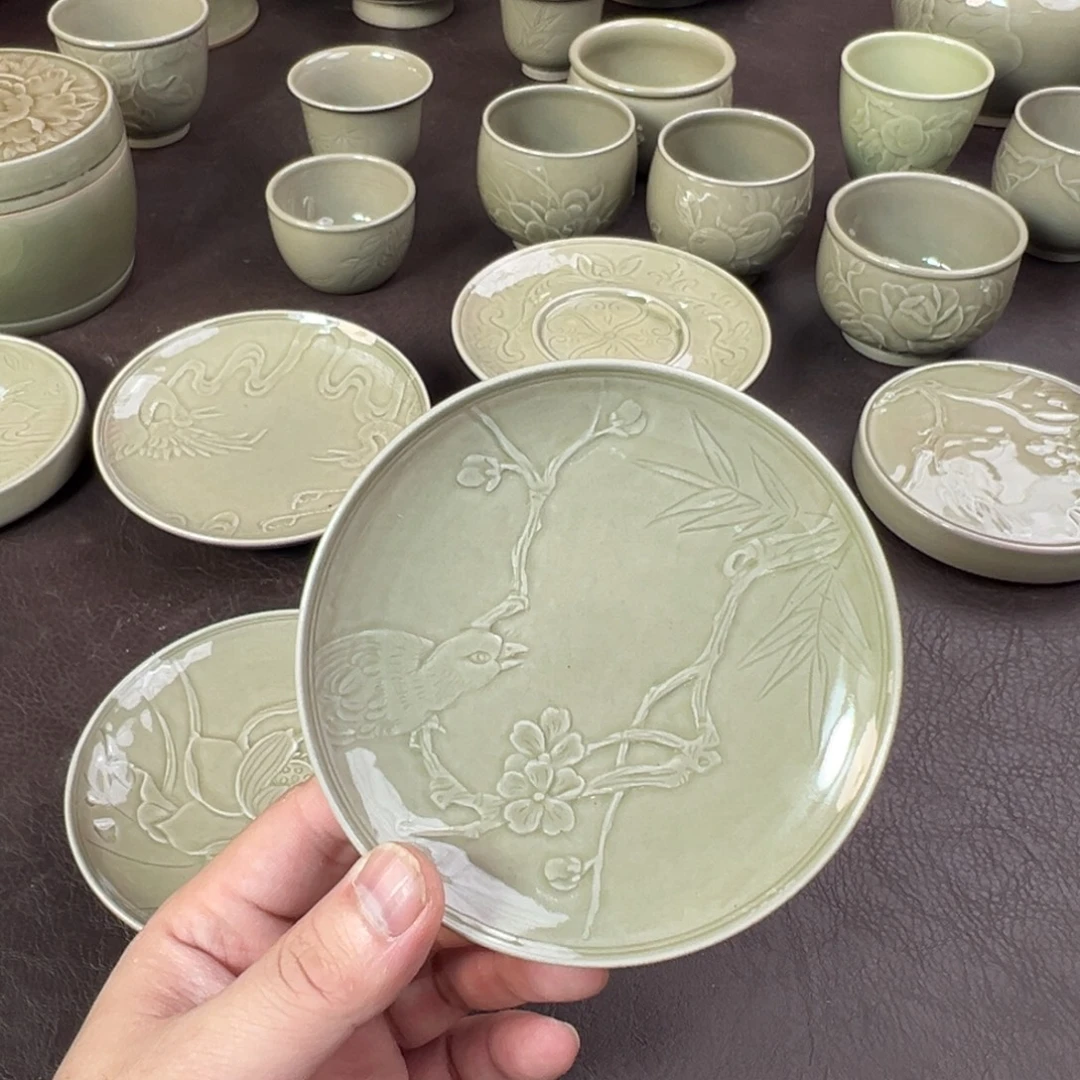 青瓷茶器青瓷茶器微瑕
