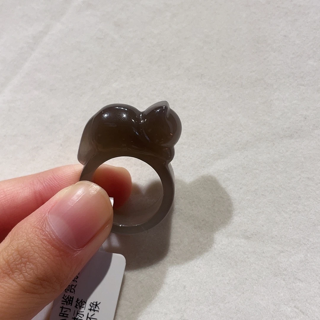 和田玉未镶嵌戒指