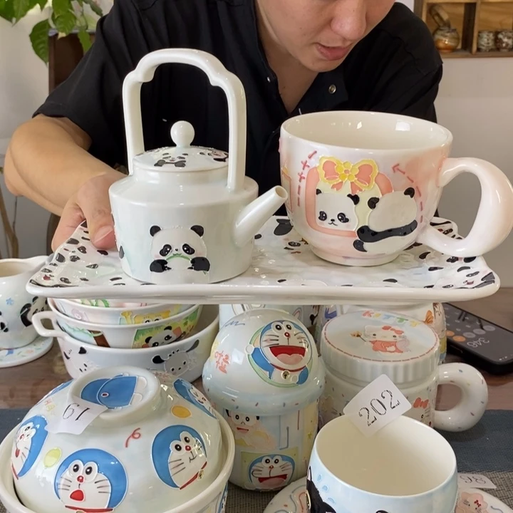 *****瓷片景德镇釉下彩手绘