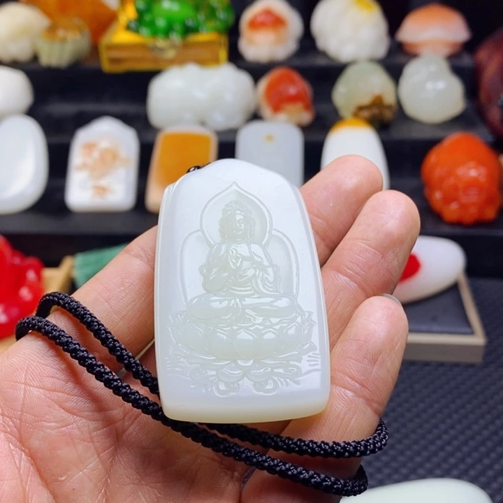 丰****疆双面观音和链子一套