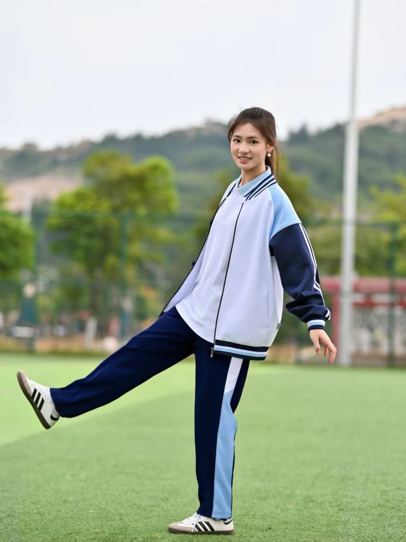 【南昌高中秋季】校童年南昌秋季校服高中统一长袖长裤学生套装