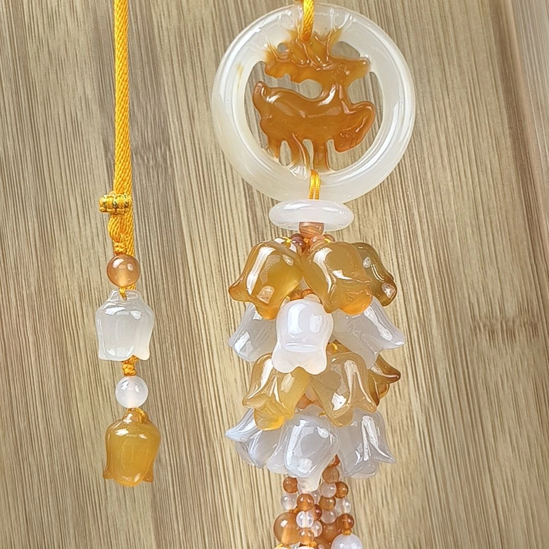 玛瑙/玉髓合金车挂