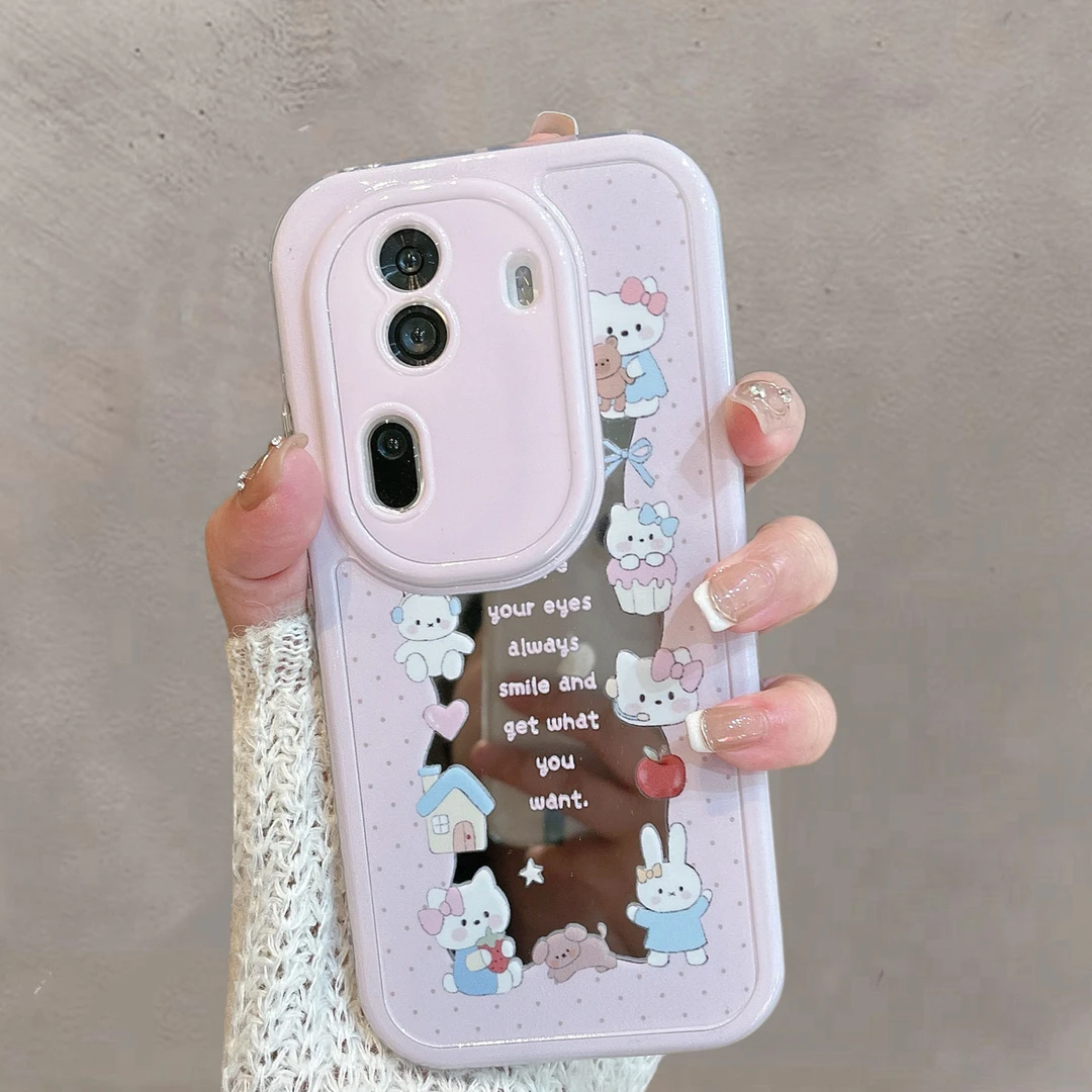 适用于opporeno11手机壳11pro新款女pjh110可爱卡通pjj110保护套