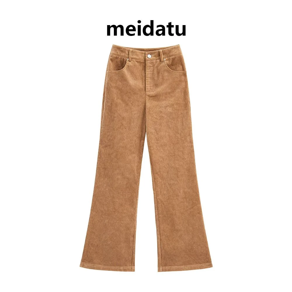 美哒兔（可可裤）时尚百搭直筒休闲裤（小个子版）CK2847-J