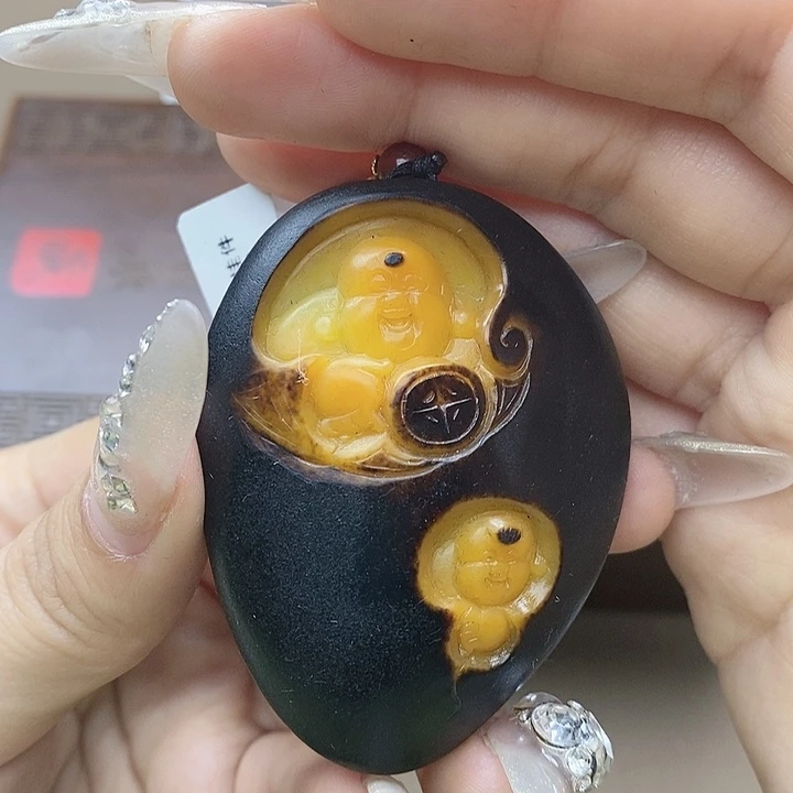 和田玉挂件未镶嵌余*