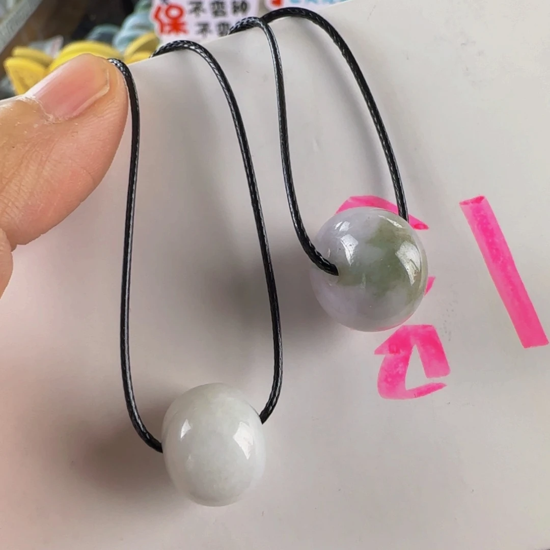 颈饰未镶嵌翡翠老坑