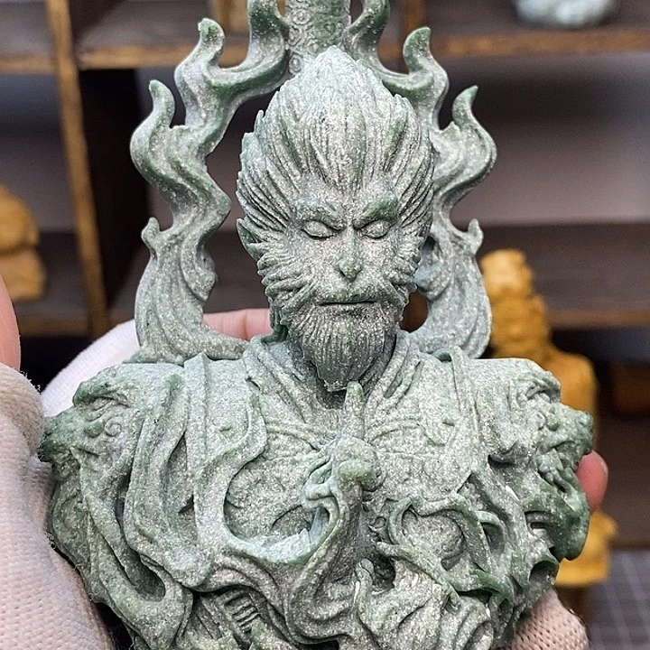 木青纱石黑悟空摆件