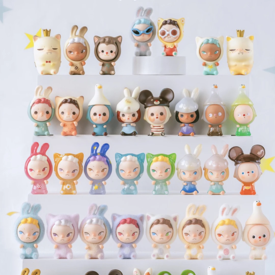 【踩尾巴/平拆/转转】新品sooya初代坐坐萌粒系列萌粒盲袋公仔手办