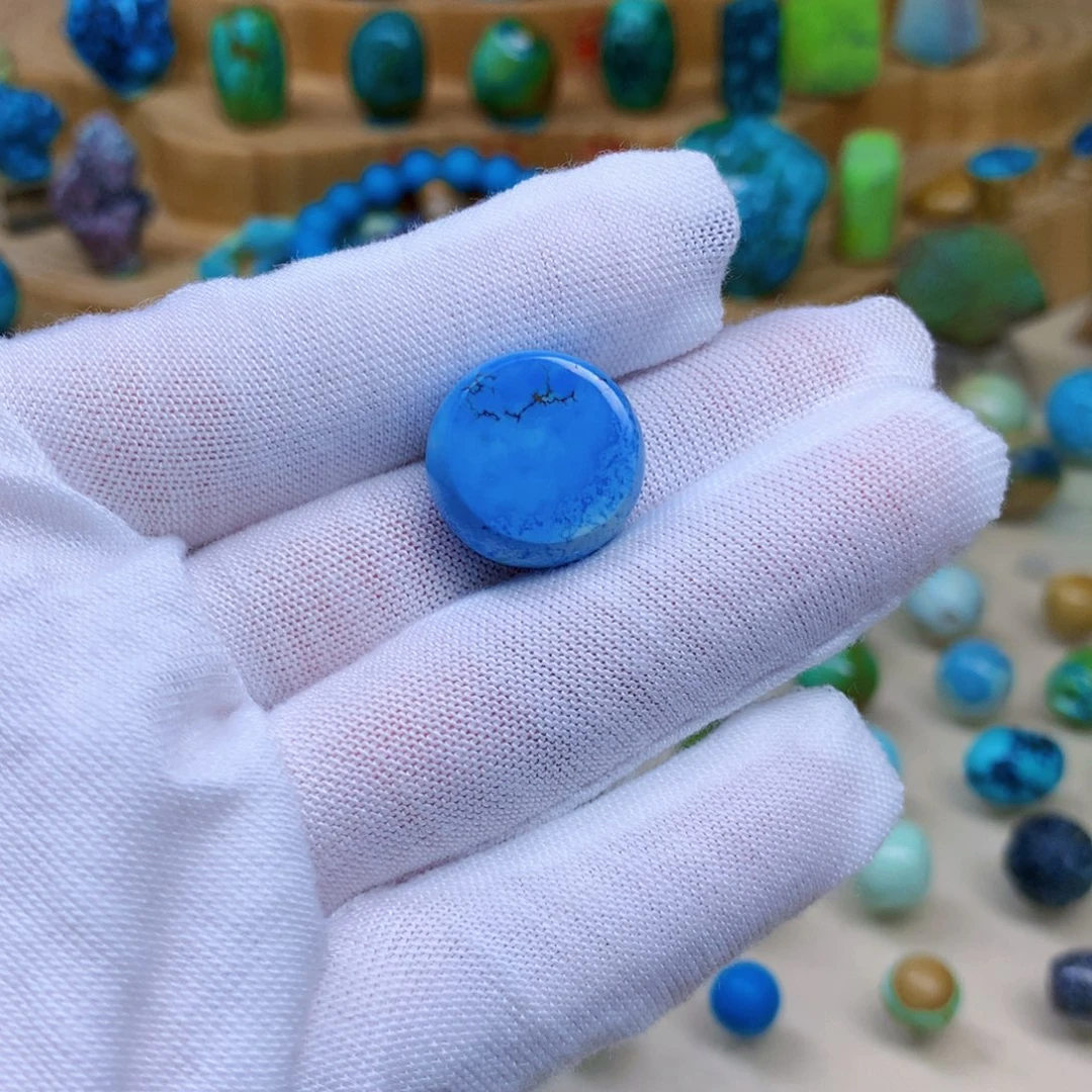 绿松石未镶嵌三彩随行