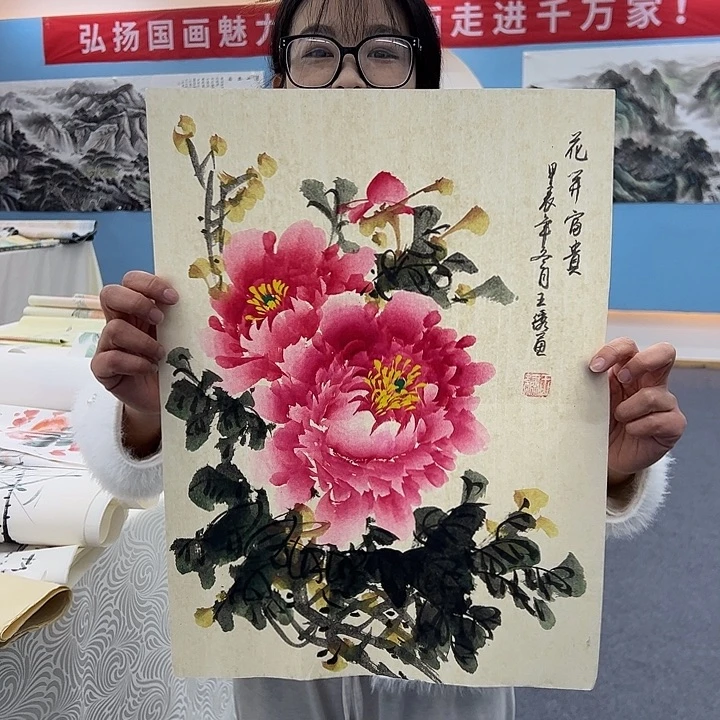 国画国画手绘作品