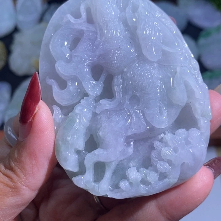 【闪购商品】翡翠挂件未镶嵌关公