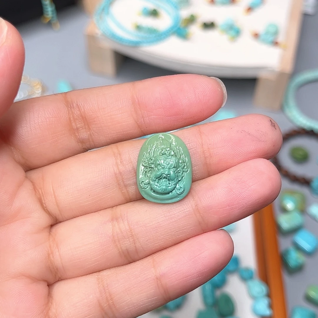 未镶嵌绿松石珠宝半成品