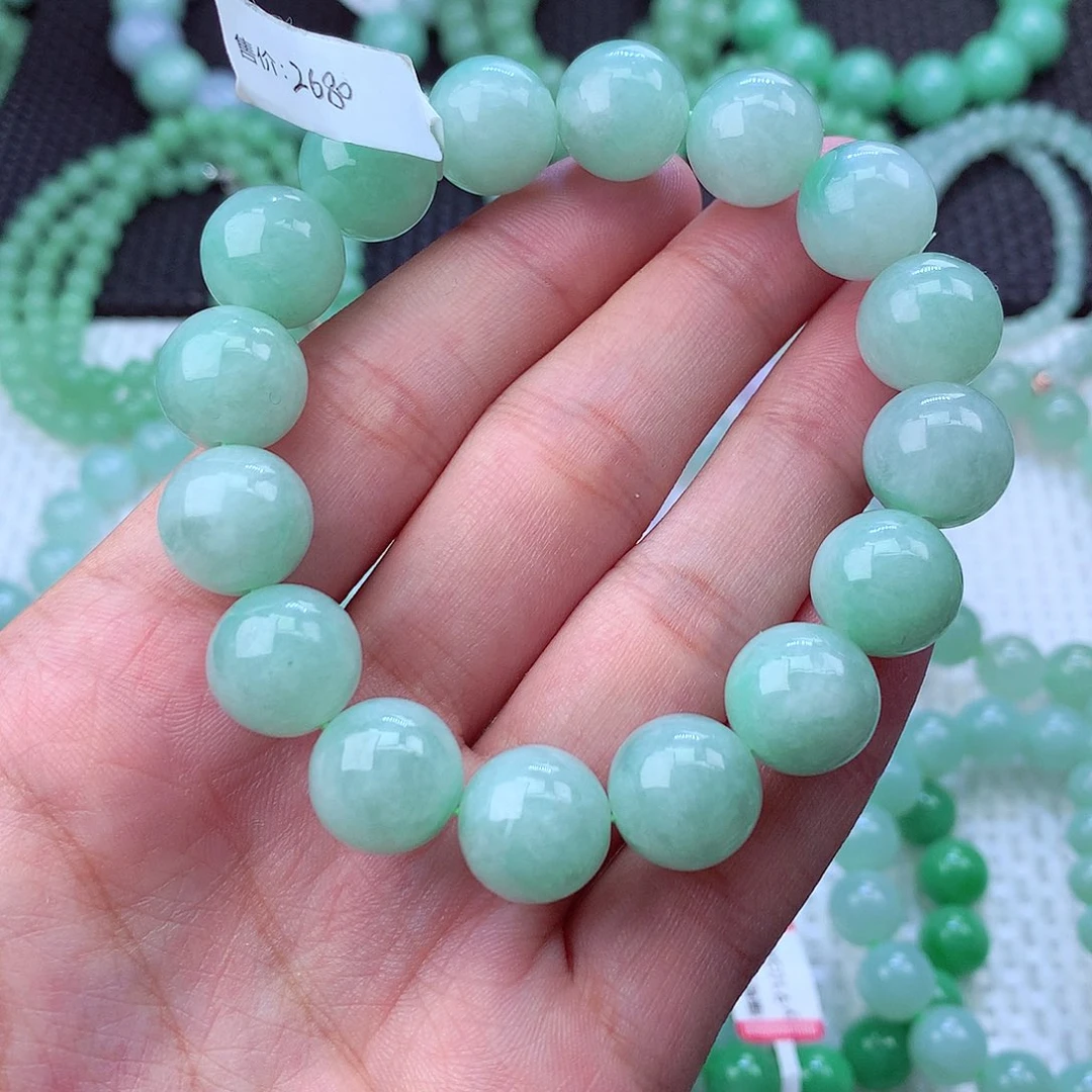 翡翠未镶嵌毛衣链