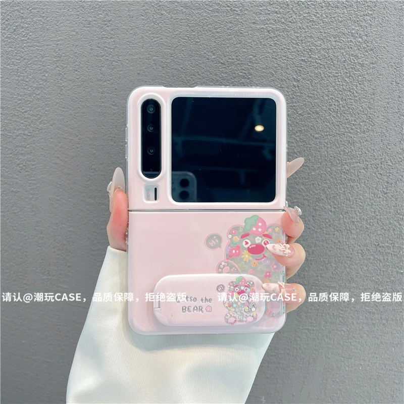 透明折叠壳适用华为荣耀/OPPO/VIVO/小米/三星/华为 puraX手机壳