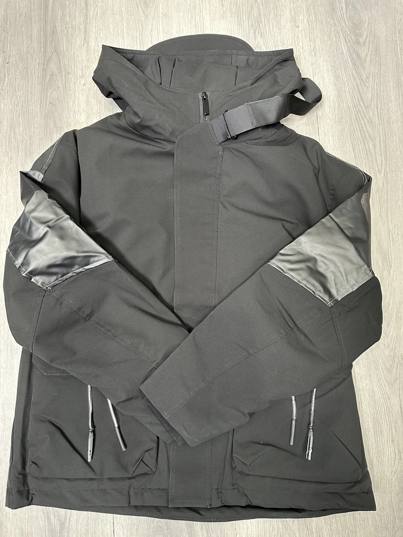 22115*【黑河幽默】（国标90白）情侣加厚外套