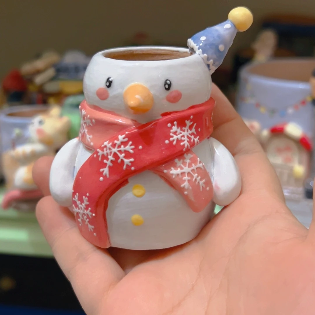 双十二福福手工多肉花盆