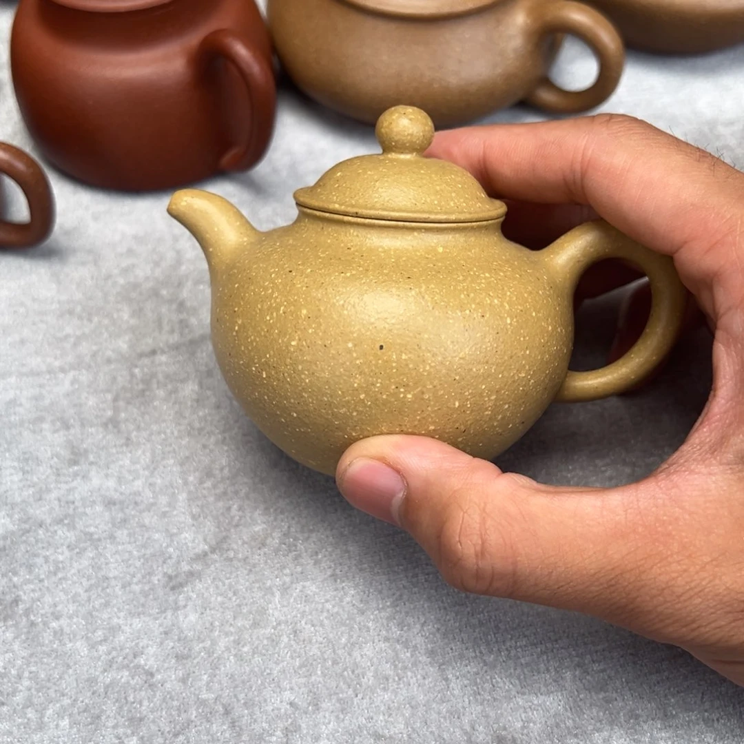 茶壶紫砂台西梨皮本山绿掇球160cc
