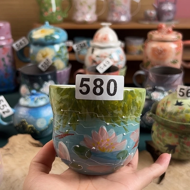 时***他景德镇陶瓷手绘作品580微瑕