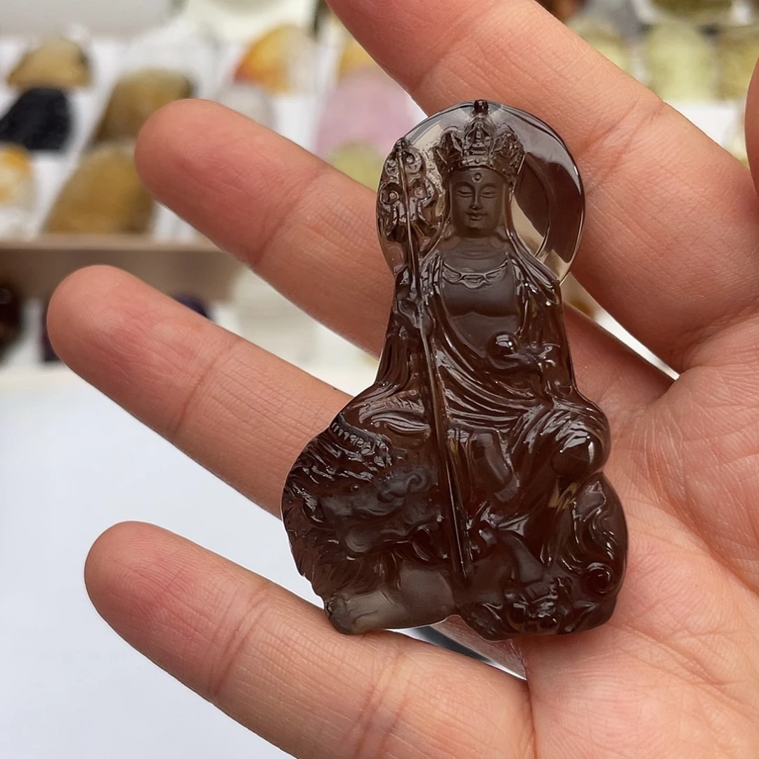 佛***人水晶未镶嵌颈饰定制