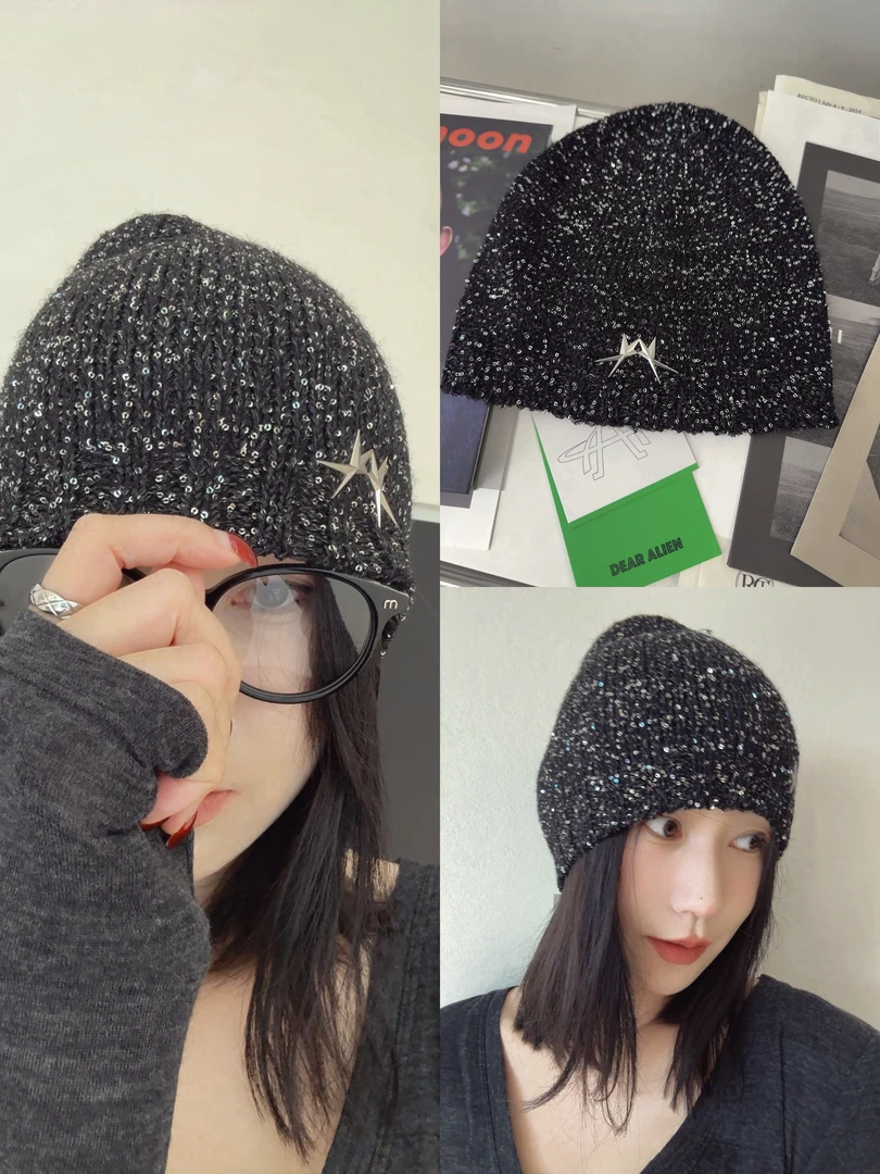 DearAlien Willa亮片冷帽