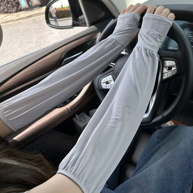 冰袖女男防晒宽松版冰丝袖套护臂手袖夏季骑行开车护胳膊手臂套