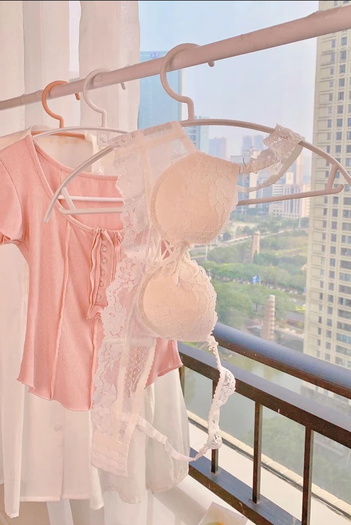 少女心蕾丝套装内衣无钢圈纯欲风文胸(A默认小微小瑕)NO退NO换