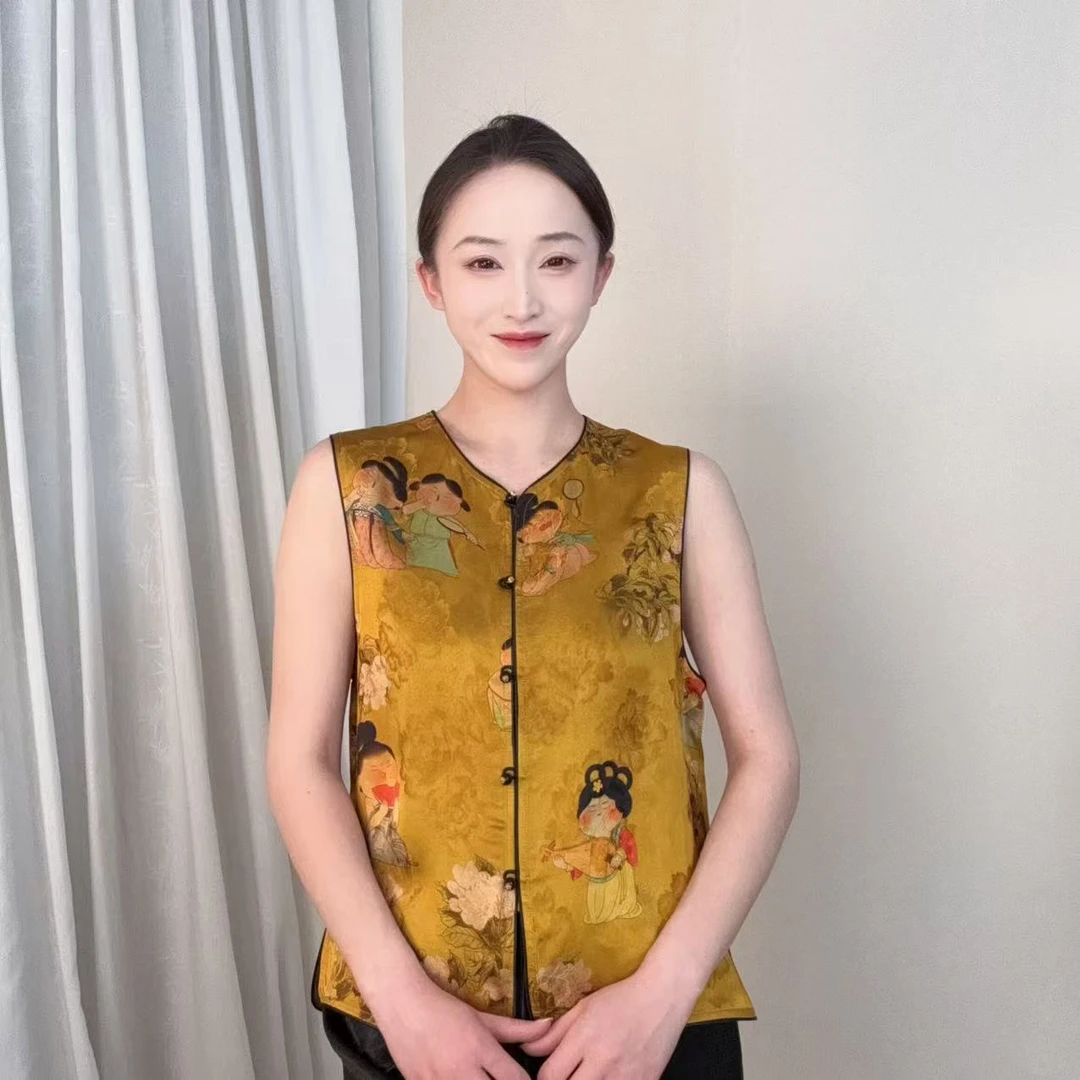 【仕女图】2025春夏新款国风新中式马甲-LQ