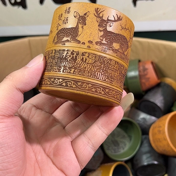 茶杯紫砂全手工紫砂主人杯