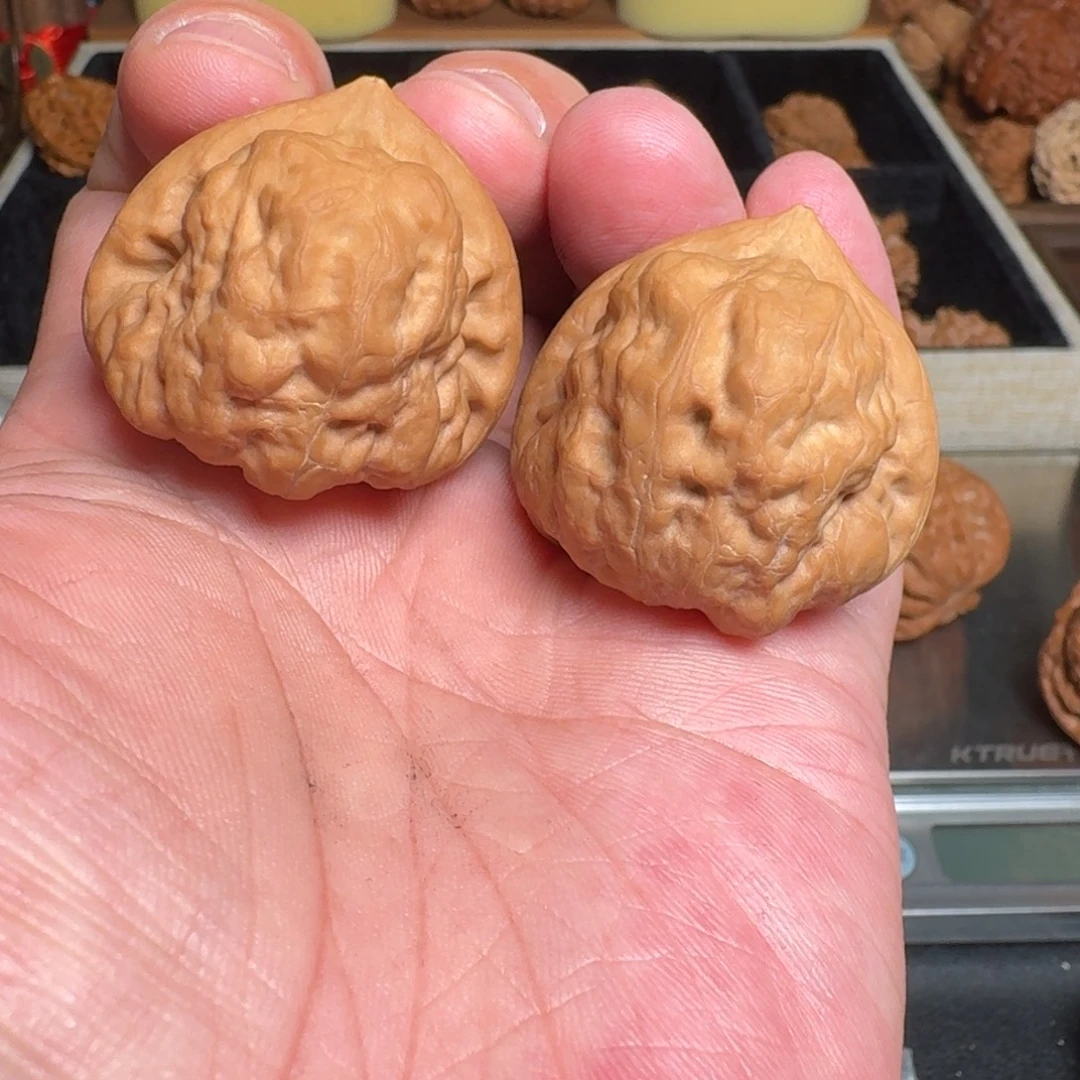 莫***提文玩核桃吊坠古蟾 尺寸36+