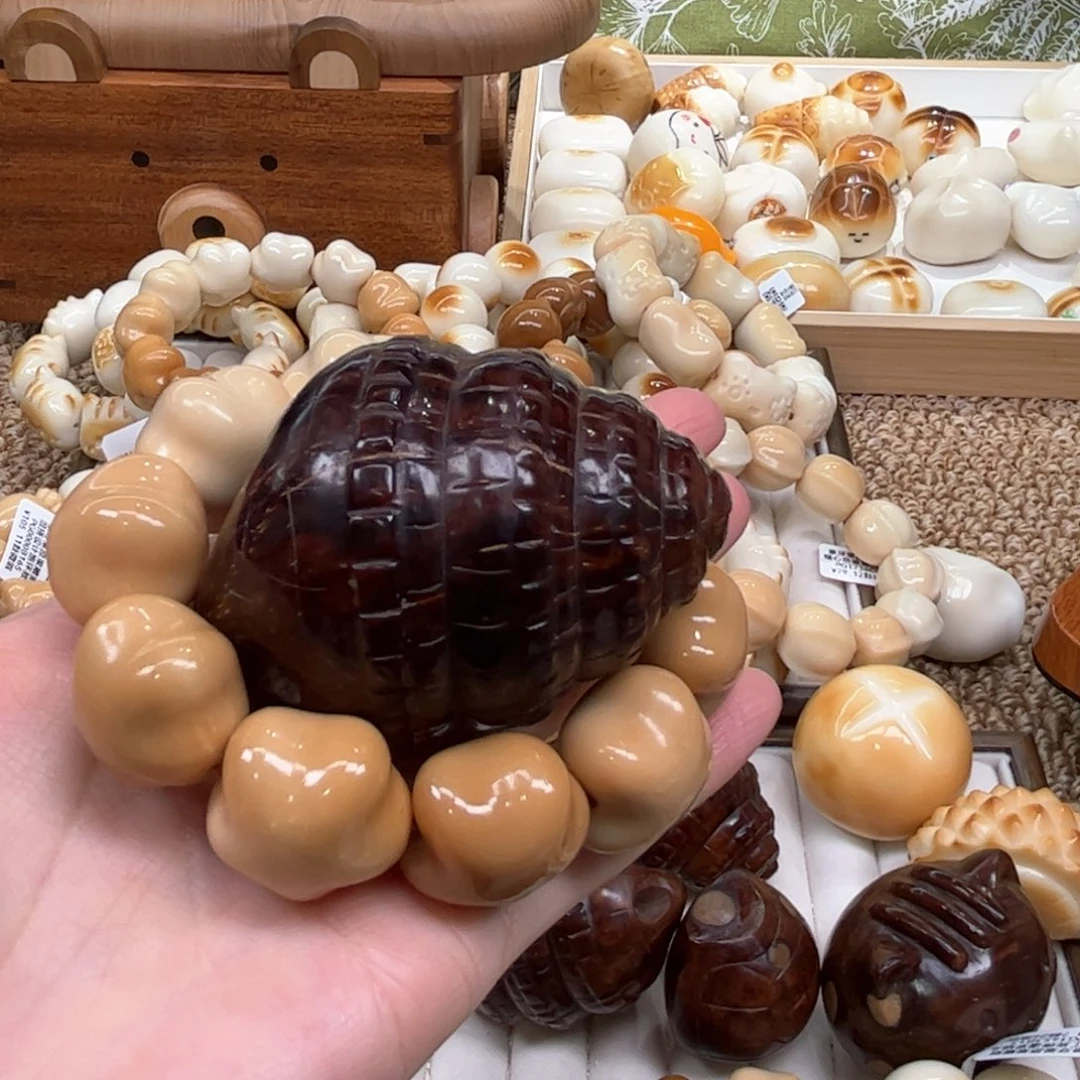 菩提根/象牙果手串10.12.37象牙果星瑕加库克微瑕