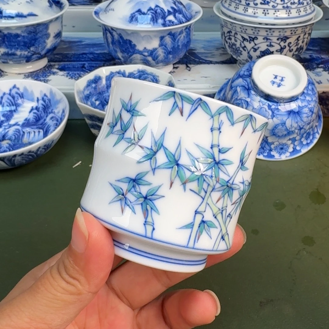 景德镇纯手机茶具圆圆266