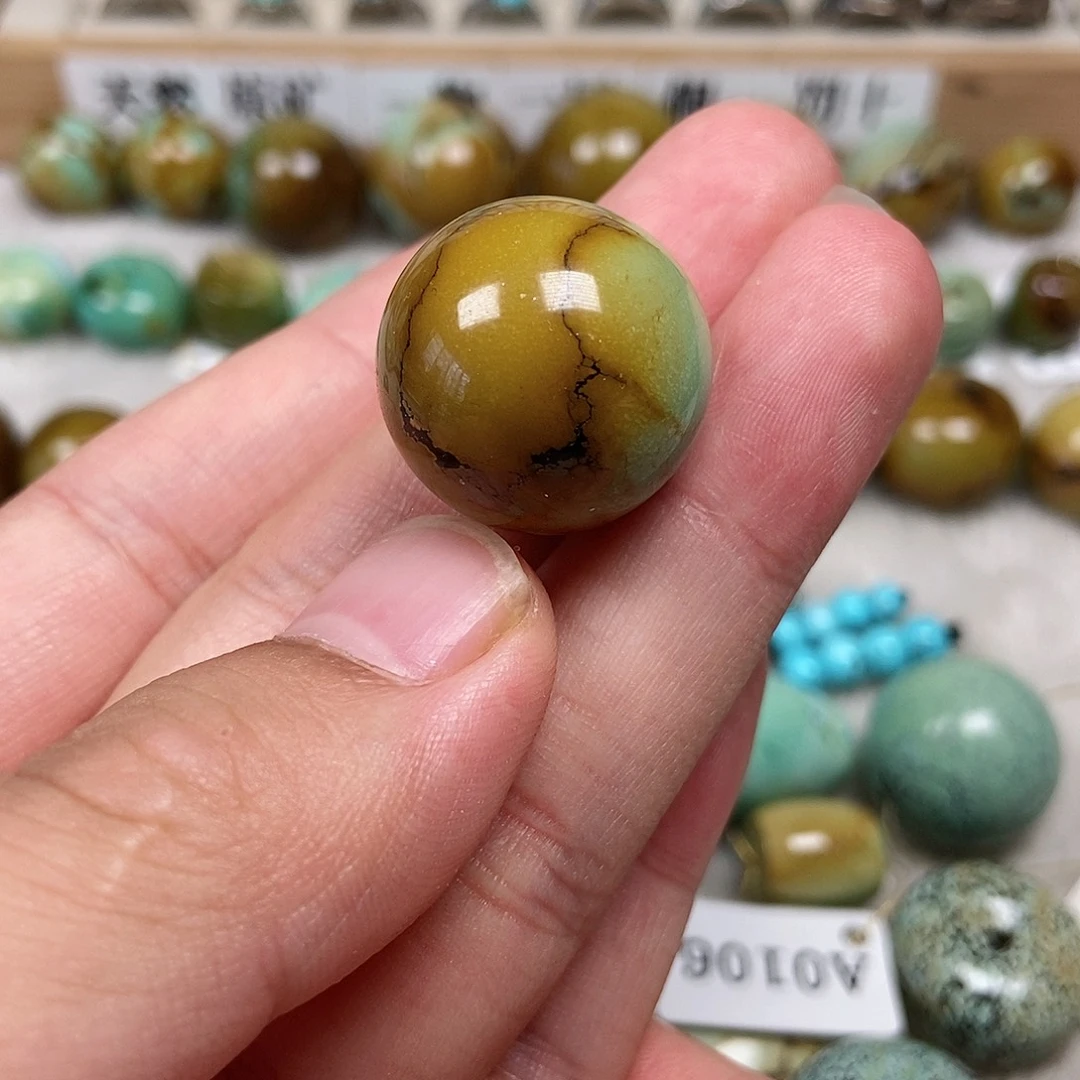 未镶嵌绿松石珠宝半成品