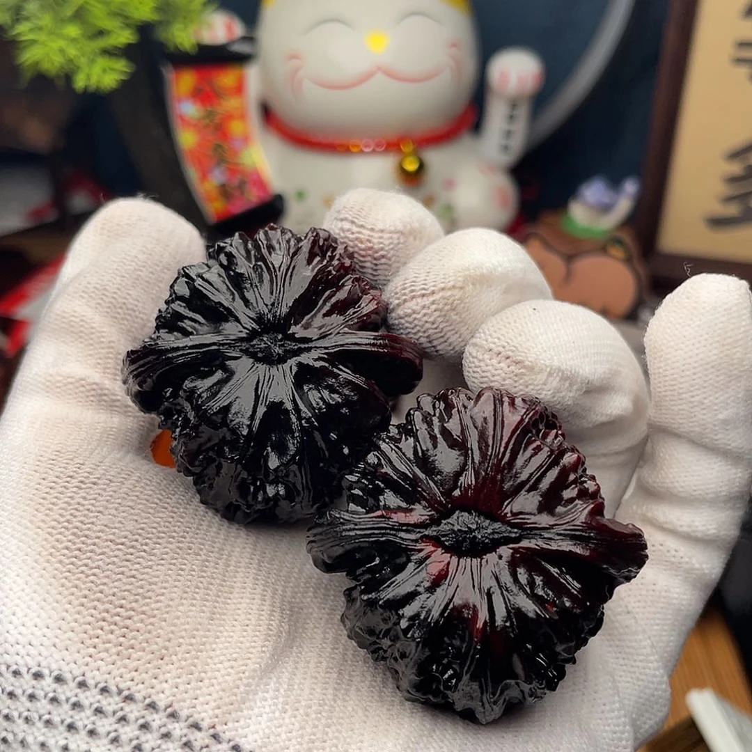 吊坠文玩核桃白狮子3